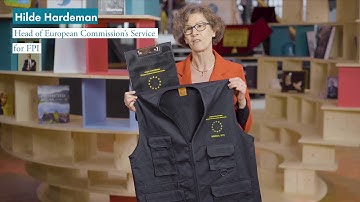 Peace Globe with Director of the European Commission FPI, Hilde Hardeman | Paris Peace Forum 2019