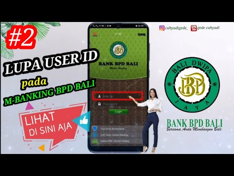 LUPA USER ID AKUN MOBILE BANKING BPD BALI? || BEGINI CARANYA ? #2