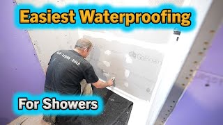 Easiest Waterproofing for Showers | Go Board | PLAN LEARN BUILD