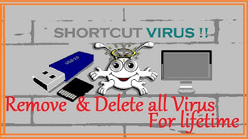 How To Remove SHORTCUT Virus Permanently from your Computer, Pendrive, Memory Card*100% Works*