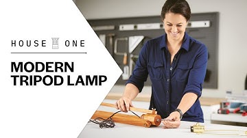 How to Build a Modern Tripod Lamp | House One | This Old House
