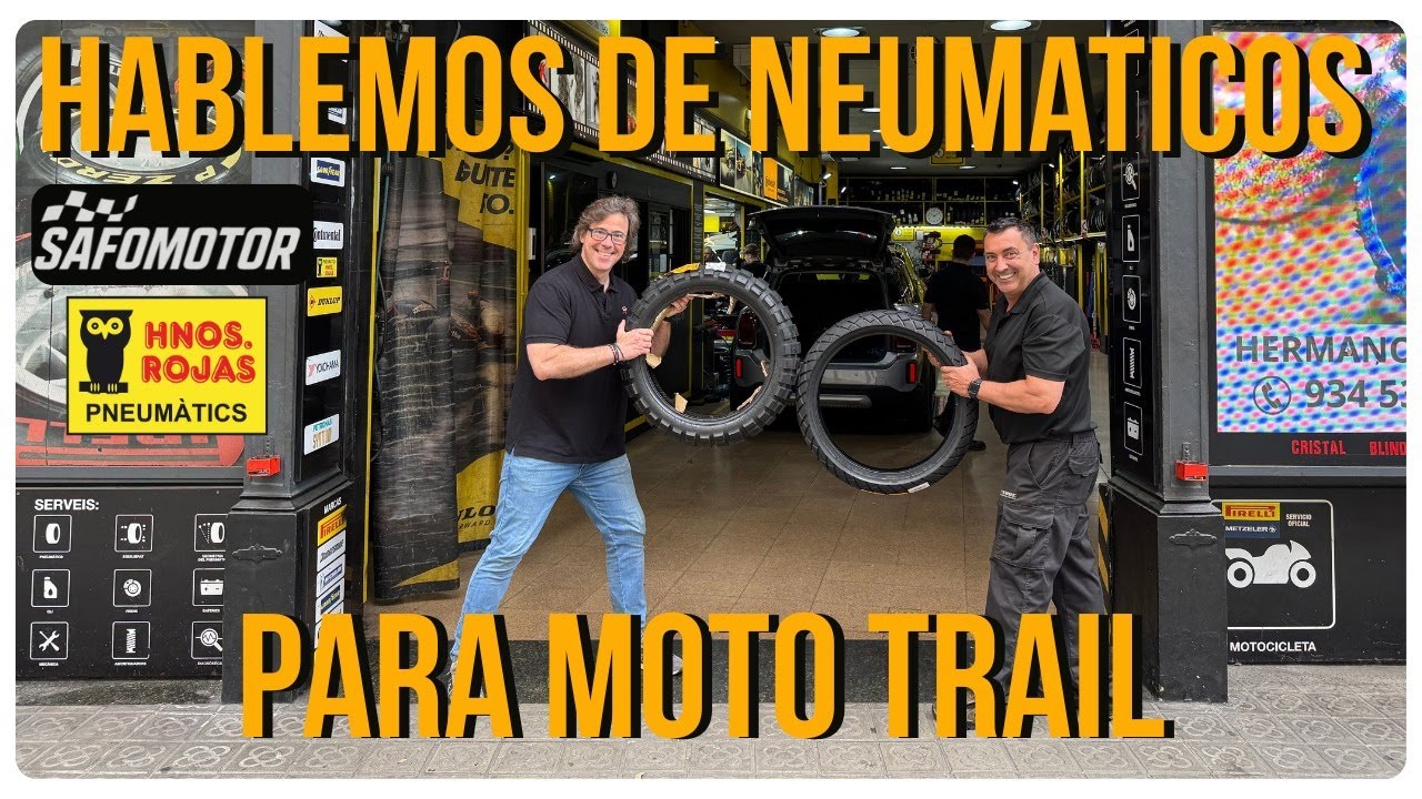 LOS MEJORES NEUMÁTICOS PARA TU MOTO TRAIL!!!!!