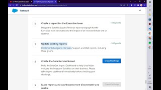 Update existing reports |  Lightning Experience Reports & Dashboards Specialist | Challenge 7 screenshot 5