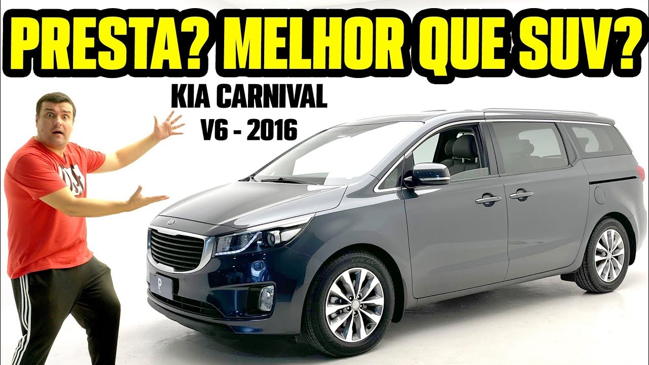 HUMILHA qualquer SUV e ANDA MAIS que CARRO TURBO? KIA CARNIVAL 3.3 V6! (Avaliação)