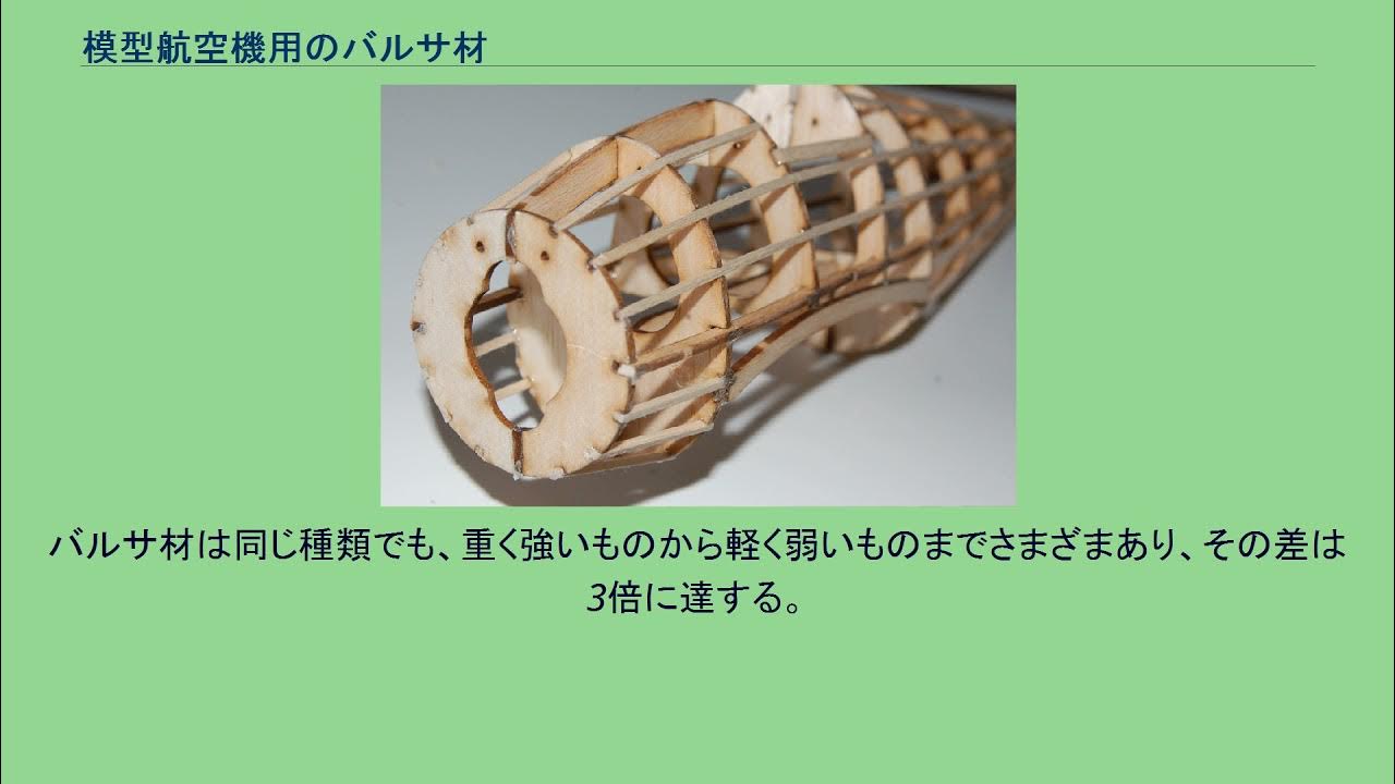 模型航空機用のバルサ材 YouTube