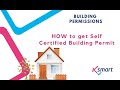 How to get self certified building permit  building permissions module  ksmart