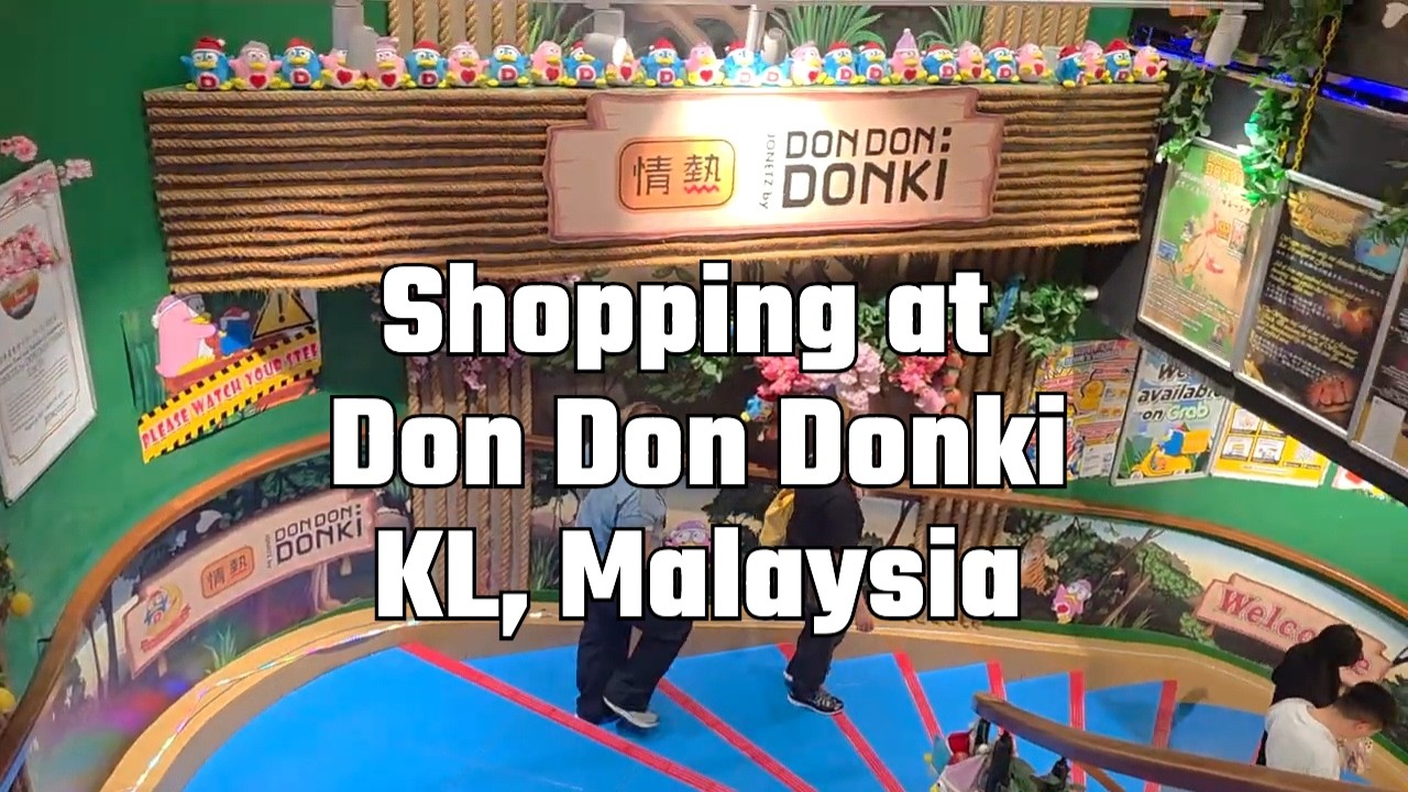 Don Don Donki Japanese Grocery Store Tour | KualaLumpur, Malaysia | Travel Vlogs
