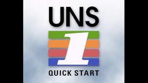 Universal UNS 1tutorial
