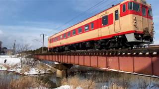 昭和末期の国鉄時代を再現！ 復元塗装車が活躍する北海道の３セク「道南いさりび鉄道」 Japanese old Diesel cars,South Hokkaido Railway Company