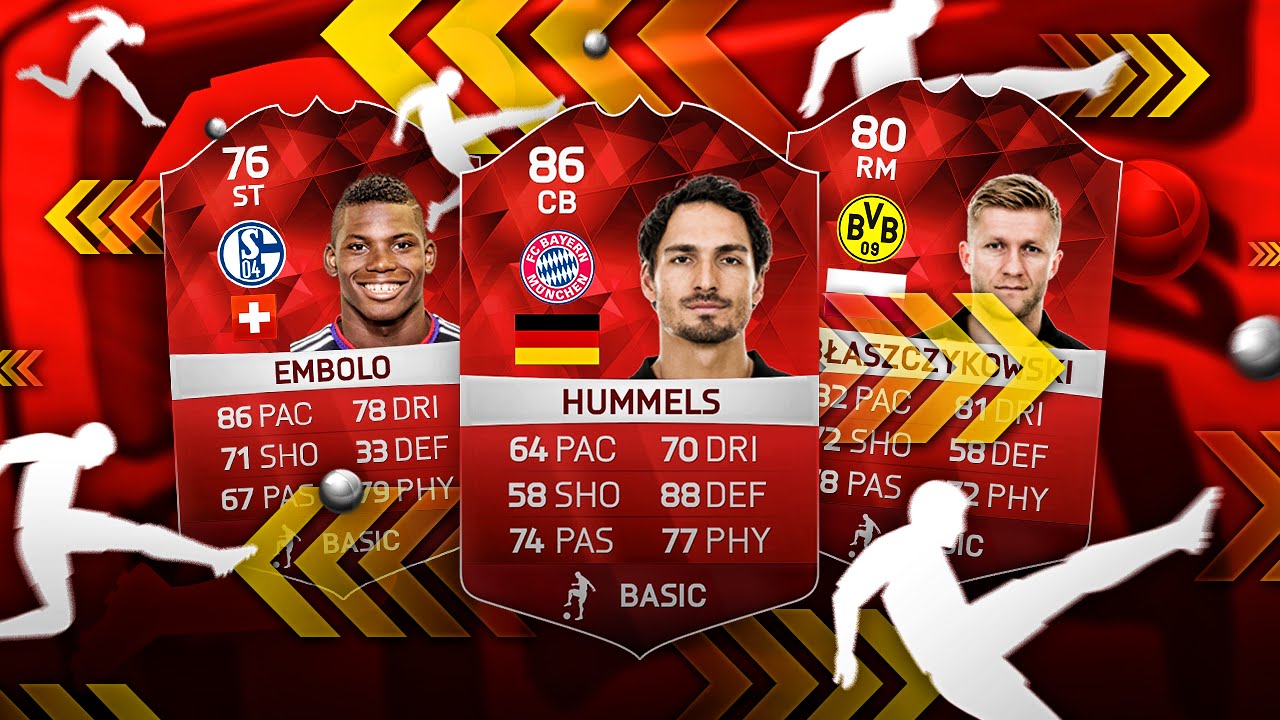 OMG WUNDERKIND STRIKER EMBOLO THE BEST FULL BUNDESLIGA TRANSFERS SQUAD! FIFA 16 ULTIMATE TEAM