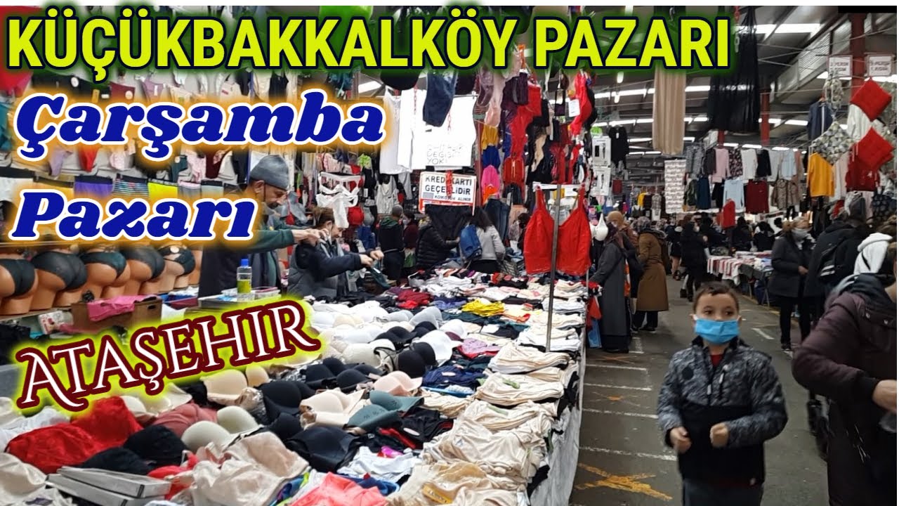 İSTANBUL SEMT PAZARLARI │Küçükbakkalköy Pazarı │Ataşehir - YouTube