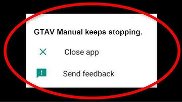 How To Fix GTA V - Grand Theft Auto V Manual Keeps Stopping Error Android & Ios