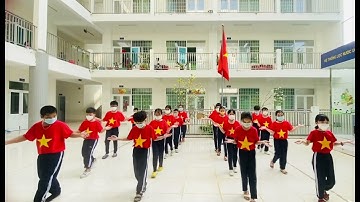 Kun học tập - Trường TH Hoà Bình – Tham gia sân chơi đồng diễn Flashmob của HĐĐTW