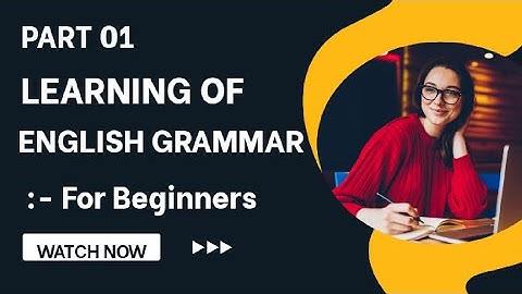 Learning Of English Grammar For Beginners । PART 01।।Ruby Beginners Grammar Book।