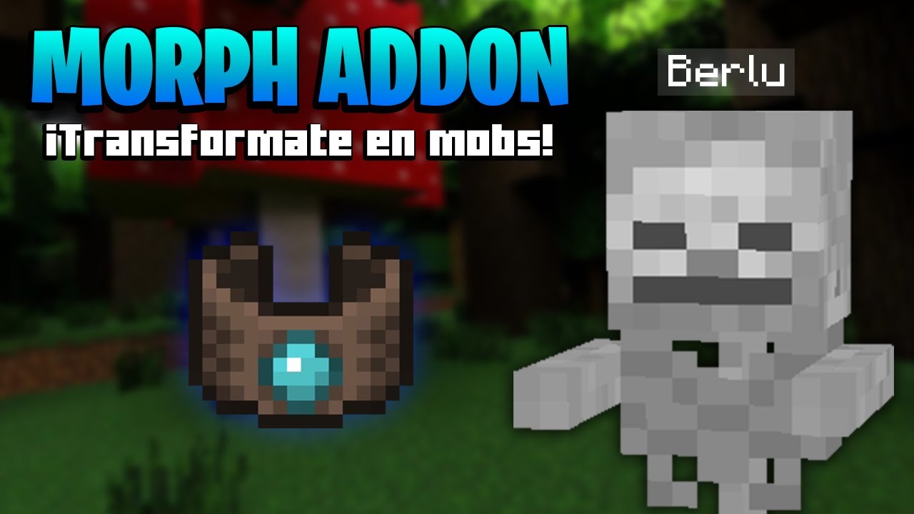 Morph addon para minecraft pe 1 20 morphing bracelet mod youtube