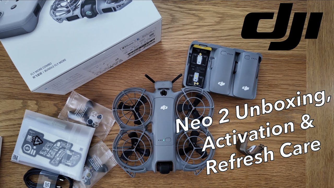  DJI Neo 2 Fly More Combo – Unboxing, Activation & DJI Care Refresh Setup