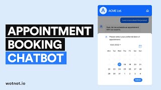 Appointment Booking Chatbot | WotNot screenshot 3