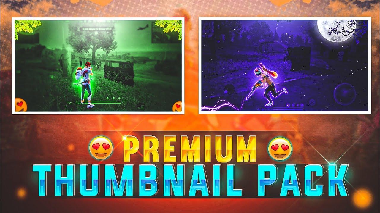 Premium Thumbnail Pack Free Fire | Free Thumbnail Pack | nk tc gaming ...