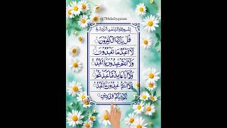 Surah Al-Kāfirūn Strength Of True Imaan Beautiful Recitation By Egzon Ibrahimi