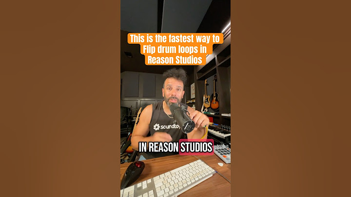 Making a quick beat in Reason Studios 13 using the Mimic sampler to chop drum loops!