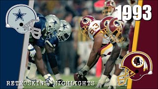 1993 RetroSkins Highlights: Dallas Cowboys vs Washington Redskins (RE-ISSUE) screenshot 1