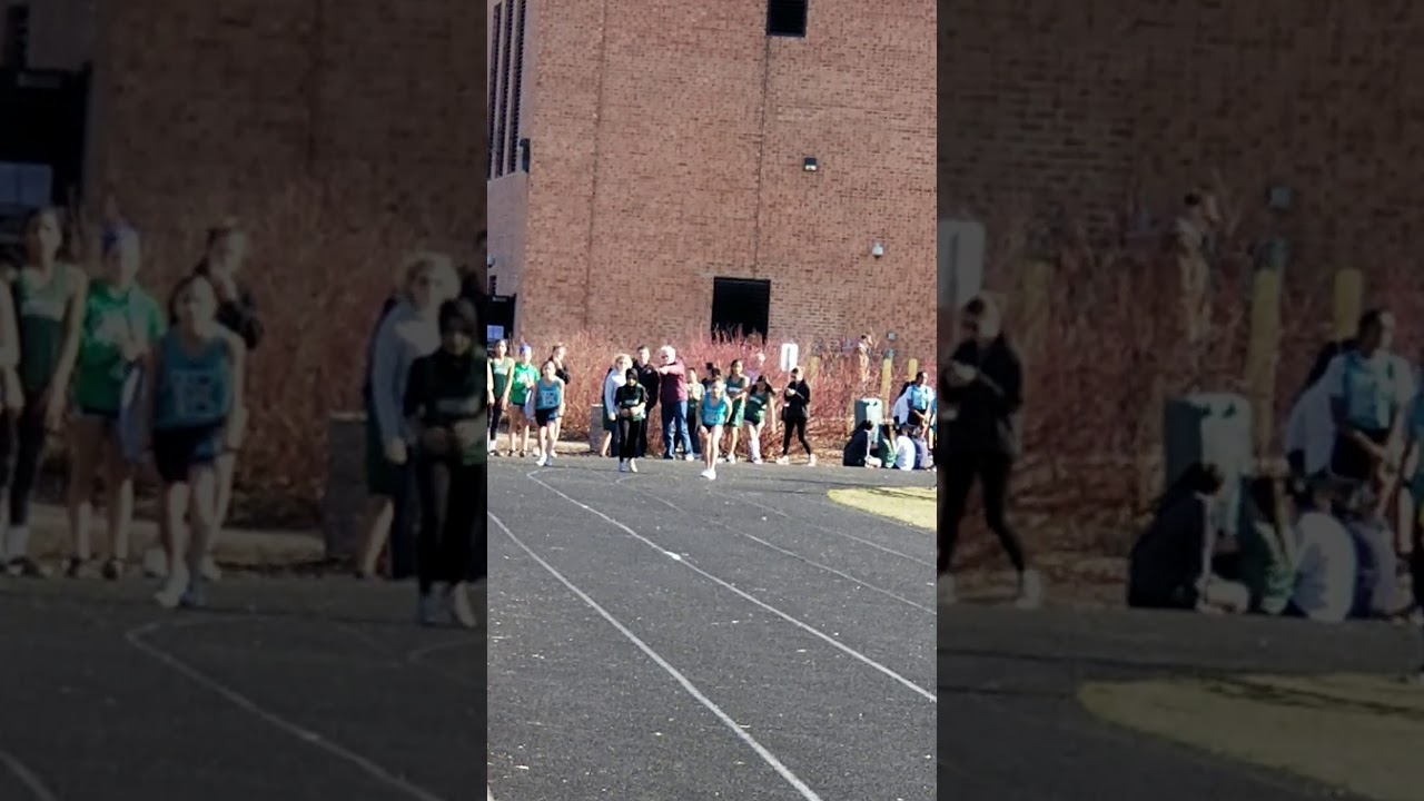 100m sprint, 13.8 seconds