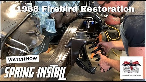 1968 Firebird front coil Spring  installation