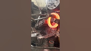 Inside the factory Forging Bearing Rings – Power, Heat, and Precision Combined #process #forging
