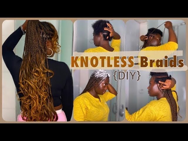 FRENCH CURLS BRAIDS !I! KNOTLESSBRAIDS on short 4c hair DIY !! Moyo K! -  thptnganamst.edu.vn