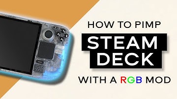 Steam Deck TRANSPARENT Case Mod With RGB | Unboxing & Installation