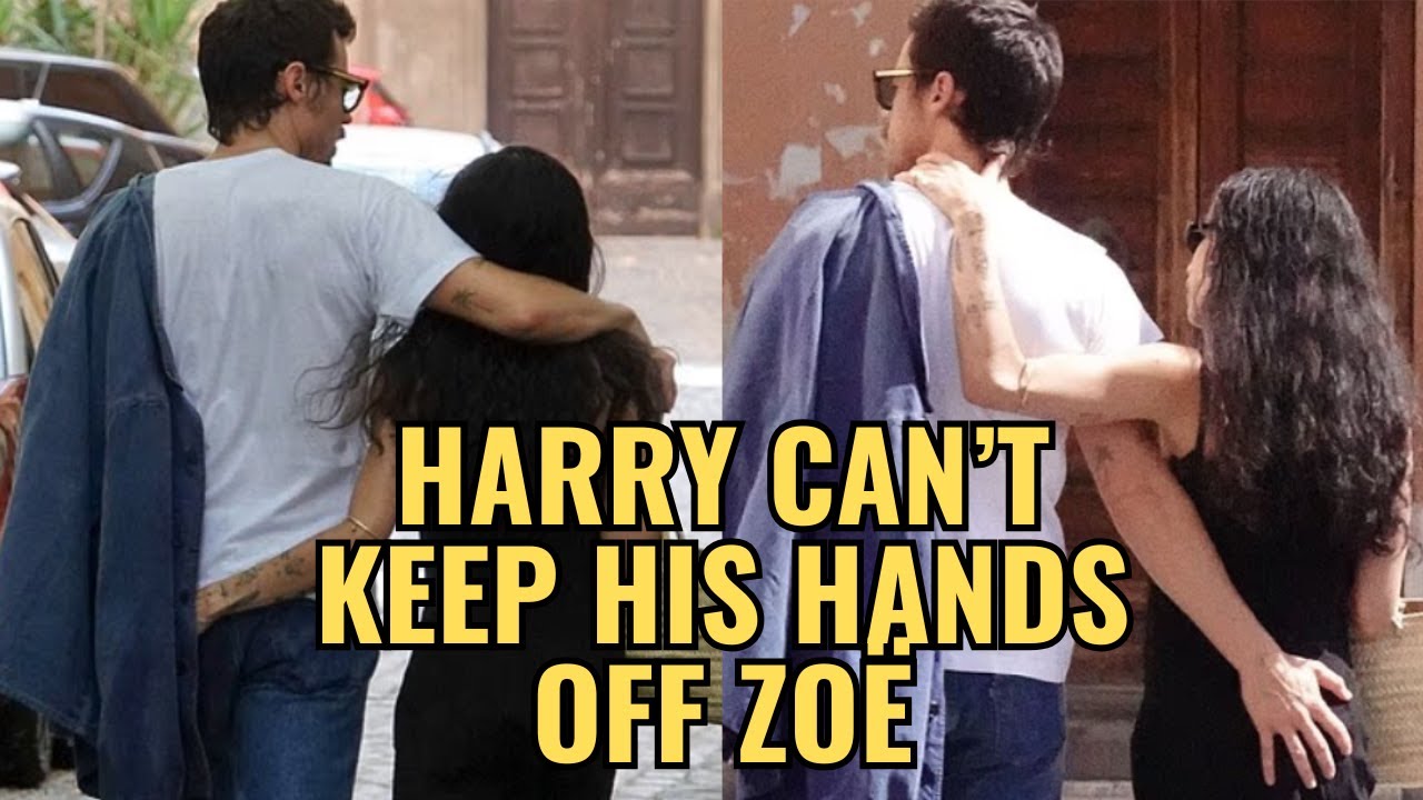 Harry Styles & Zoë Kravitz Get Cosy in Rome