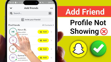 Snapchat Vriendenprofiel Naam Wordt Niet Weergegeven Probleem 2025 | Snapchat Vrienden Toevoegen ...