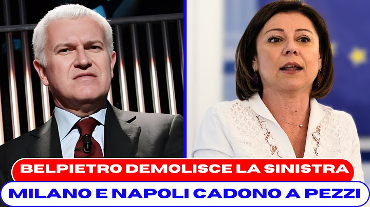 BELPIETRO FURIOSO CON MICHELI E IL PD: "IL DEGRADO DI NAPOLI E MILANO E VERGOGNOSO"