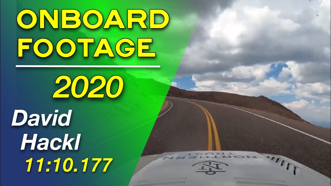 David Hackl | Full Run Onboard | 2020 Pikes Peak International Hill Climb