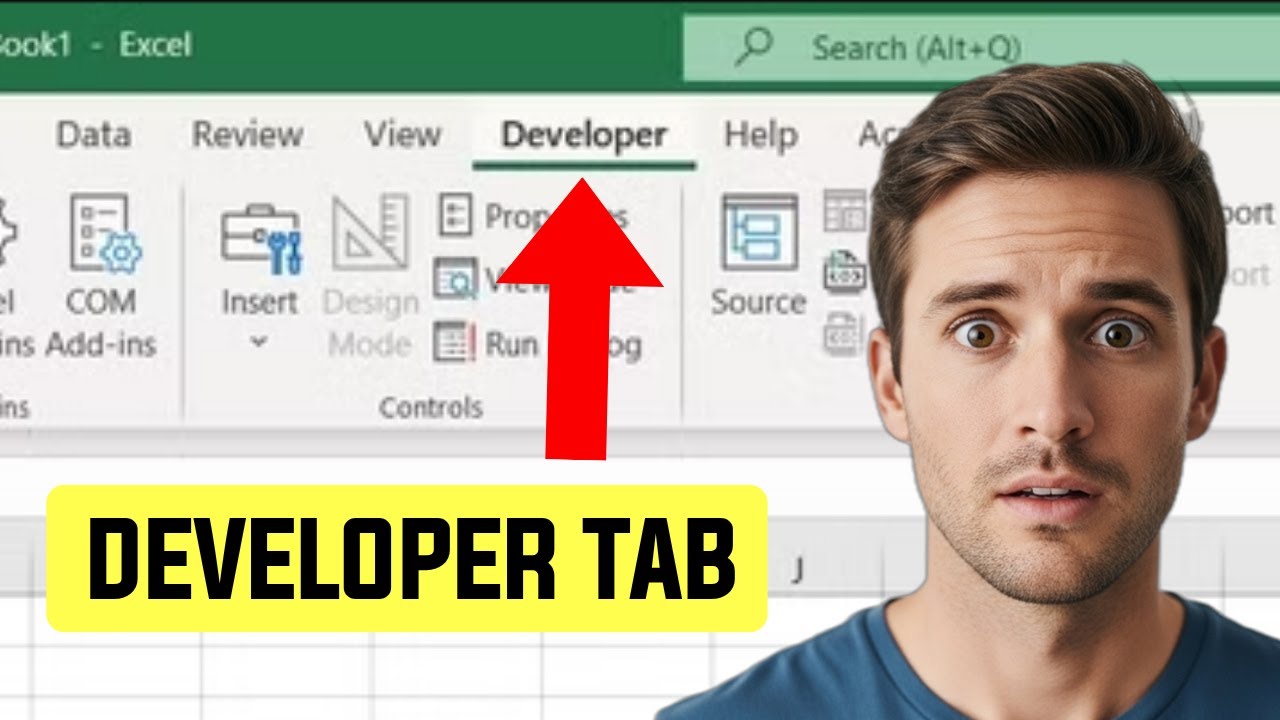 How to Add Developer Tab in Excel | Enable Developer Tab Step by Step ...