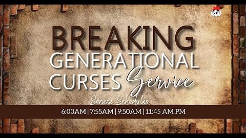 DOMI STREAM: COVENANT DAY OF BREAKING GENERATIONAL CURSES SERVICE | 11, APRIL 2021.