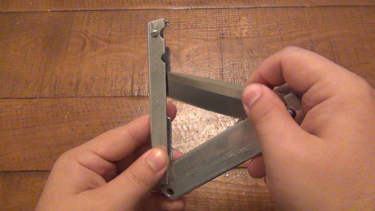 Knife Review Cold Steel "Triple Action" (Very Unique Design From Back