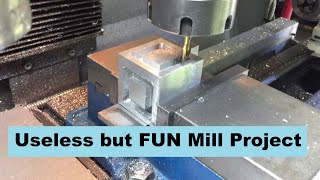 Make a Useless but FUN Cube on the Mill