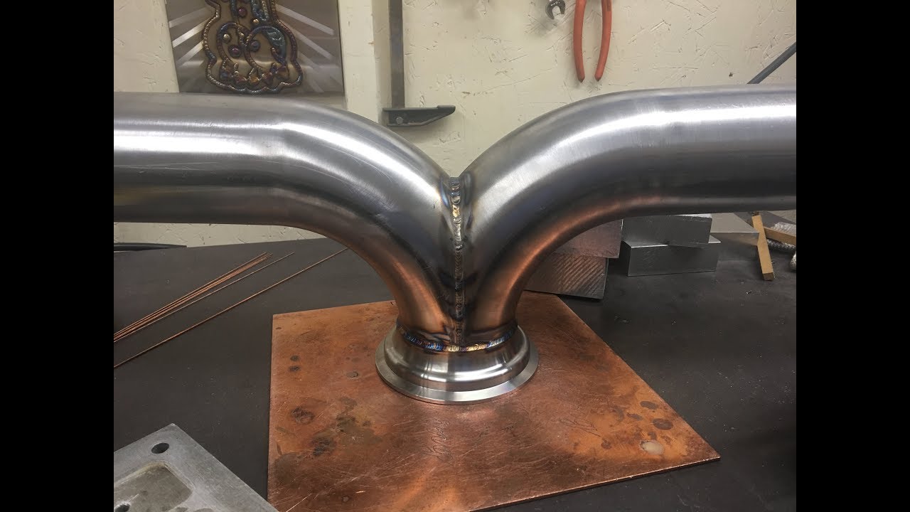 Making a Y Pipe for a T6 Turbo Downpipe YouTube