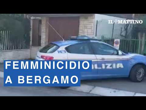 Video Bergamo, uccide la moglie e poi tenta il suicidio: la polizia sul posto