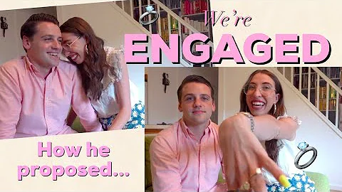 OUR ENGAGEMENT STORY | the proposal, his secret pl...