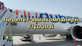 Перелёт авиакомпанией Fly Dubai✈️ Отпуск в Дубае 2023☀️