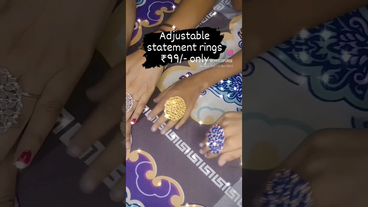 latest design adjustable rings @ ₹ 99/- only