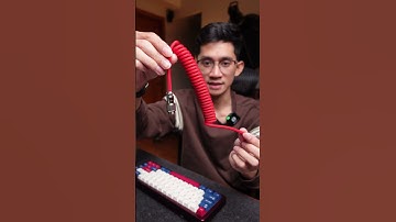 Cáp Bàn Phím Đẹp - Cáp Bàn Phím Lò Xo #dehungthu #shorts