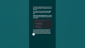 Python Dictionary: "in" vs "get" #shorts