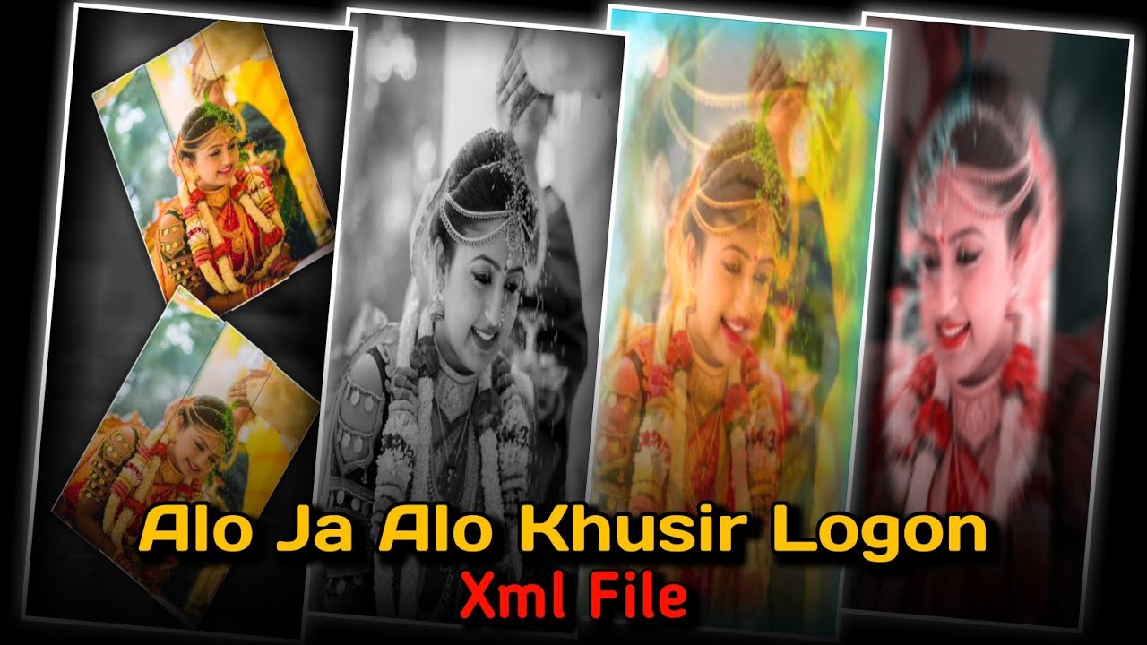 Alo Ja Alo Khusir Logon Xml File ️🥰 || Alight Motion Xml File || Girls ...