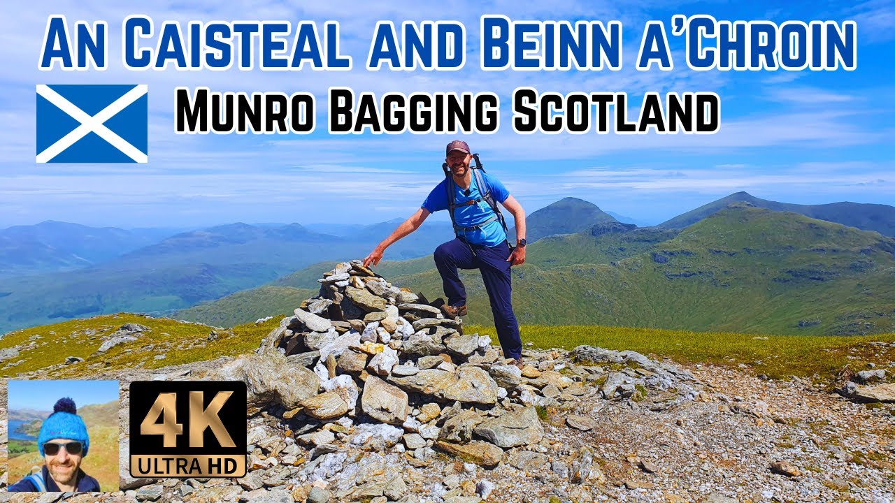 Solo Hiking An Caisteal and Beinn a'Chroin Crianlarich Munros Scotland
