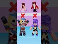 JJ Sister Puzzle Challenge 😱🤯 - MAIZEN Minecraft Animation #shorts #maizen