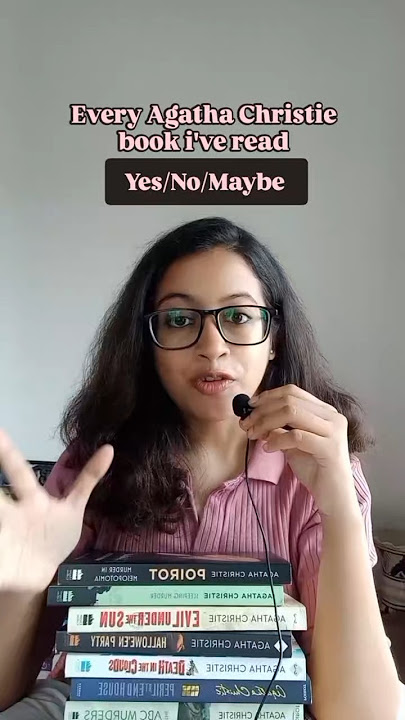 Agatha Christie books (Yes/No/Maybe) 📚 #booktube #murdermystery #booklover #bookrecommendations