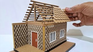 MAKING A MINIATURE HOUSE FROM CARDBOARD #171 SIMPLE HOUSE DESIGNS